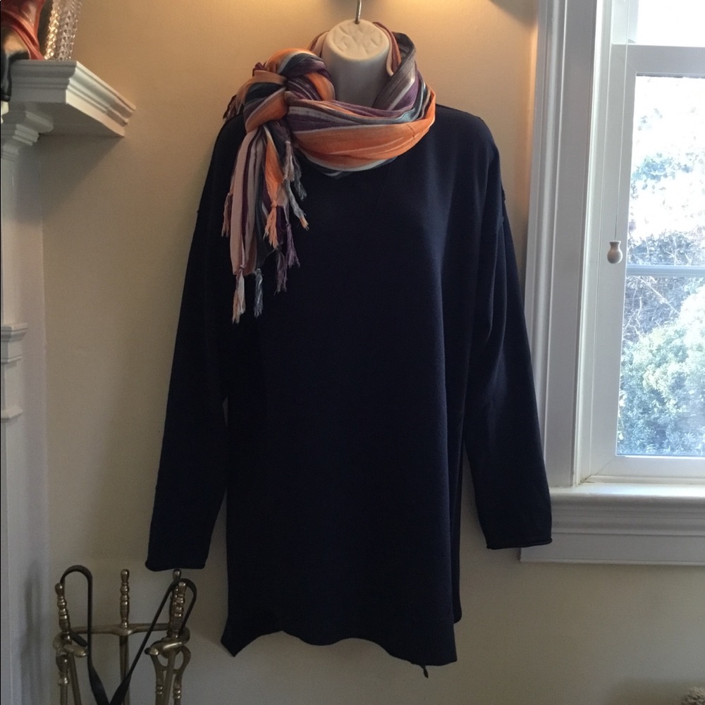Ladies Oversized Sweater w/scarf